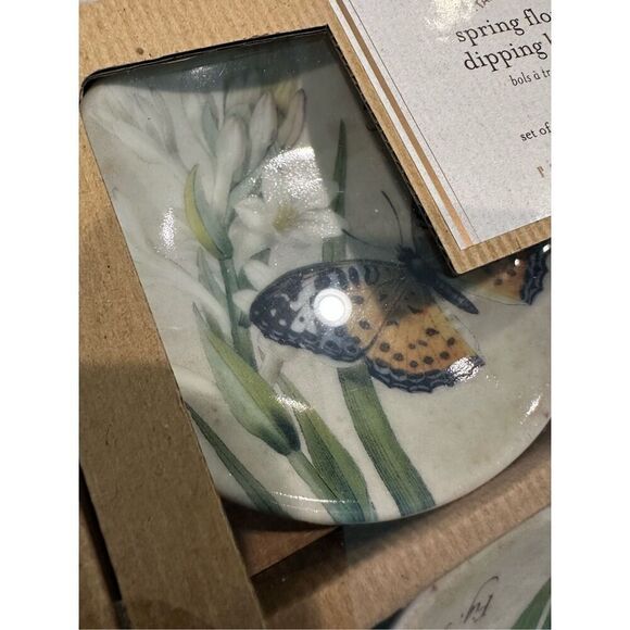🆕 Pottery Barn Spring floral dipping bowls - Picture 6 of 6